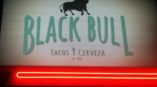 Black Bull outdoor sign
