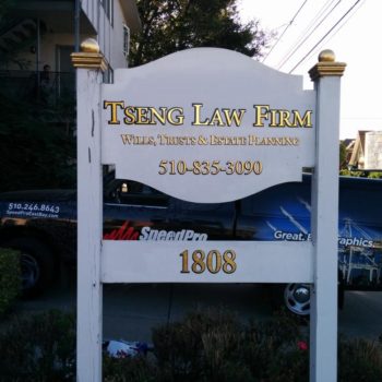 Tseng Law Firm outdoor sign