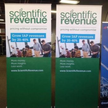 Scientific Revenue retractable banners