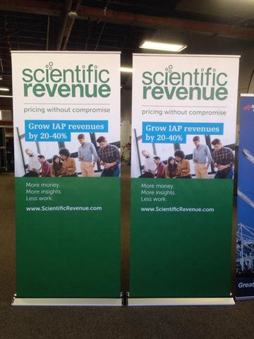 Scientific Revenue retractable banners