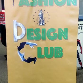 CHS Fashion Design Club retractable banner
