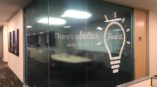 There's a better way to do it conference room window graphic
