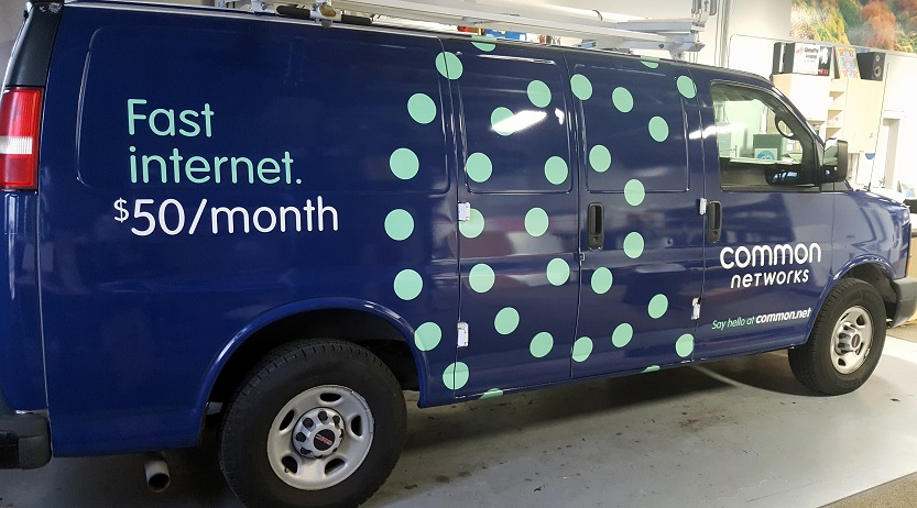 Common Networks vehicle wrap