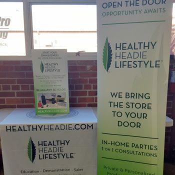 Healthy Headie Lifestyle event signage