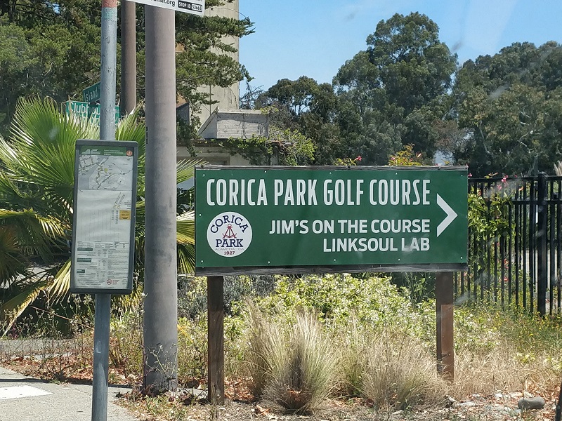 Corica Park Golf Course sign