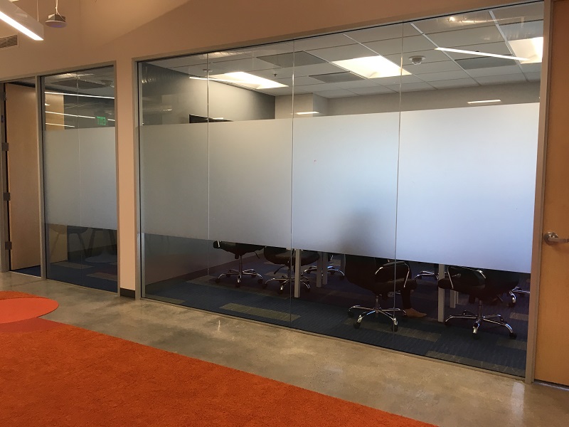 Frosted windows for office