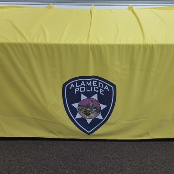 Alameda Police table covering