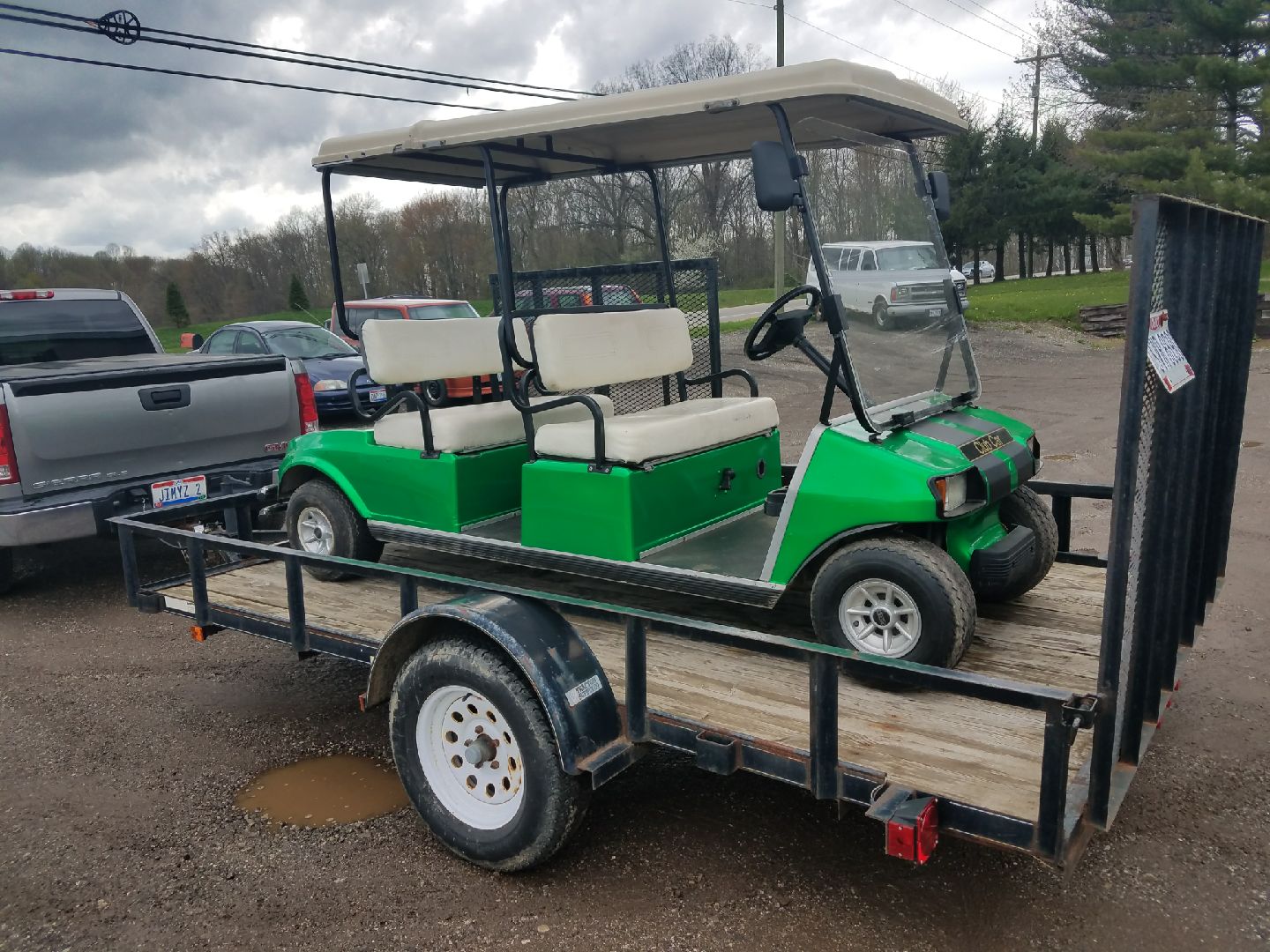 Golf cart wrap
