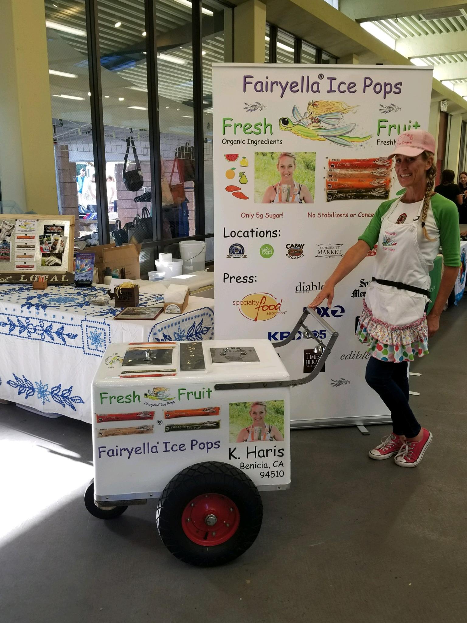 Fairyella Ice Pops event and tradeshow signs