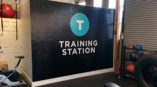 Training Station wall graphic
