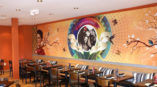 Viva La Vida restaurant wall mural