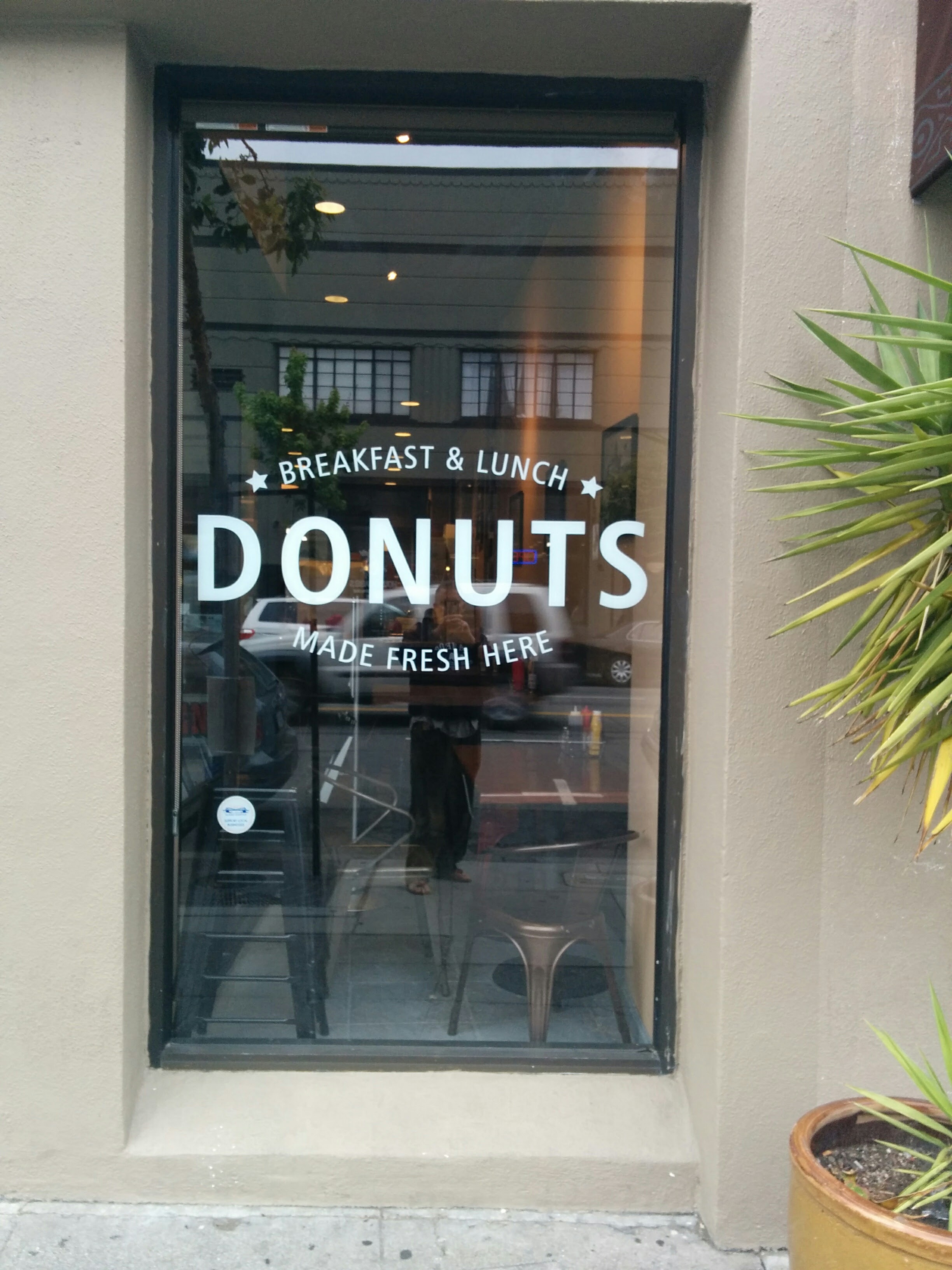 Donuts window graphic