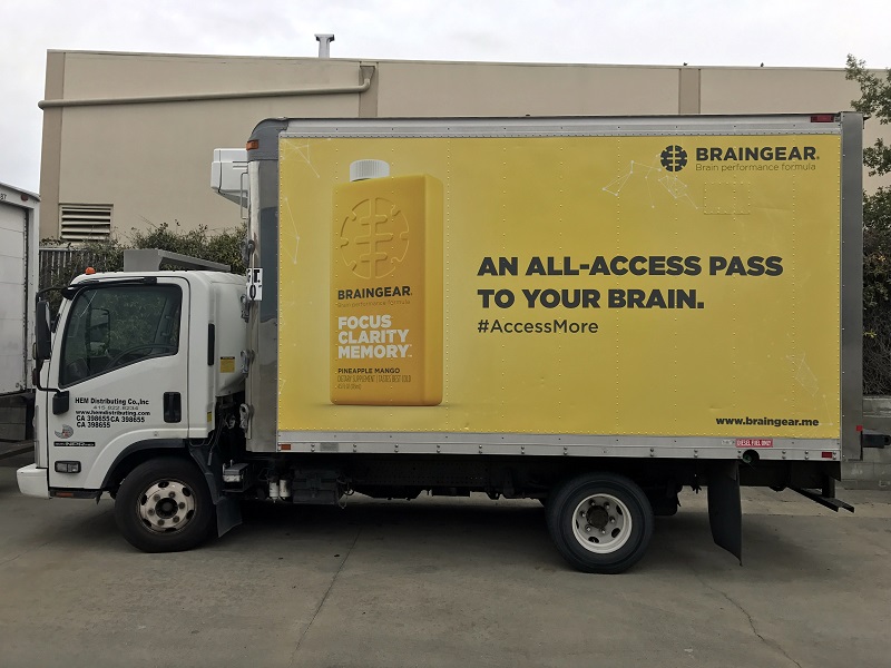 Braingear truck wrap