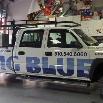 Big Blue vehicle wrap