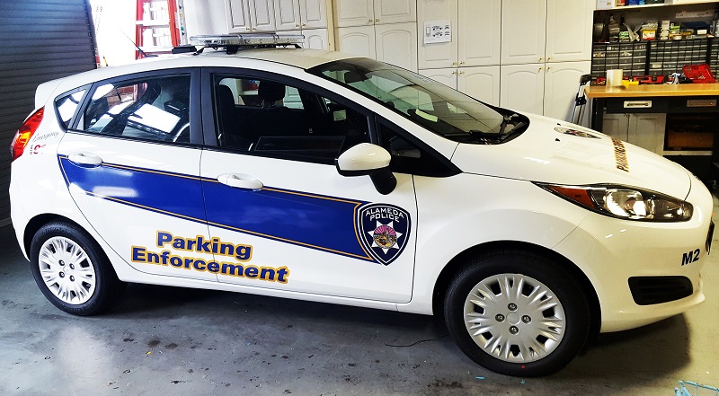 Alameda Police Parking Enforcement vehicle graphics