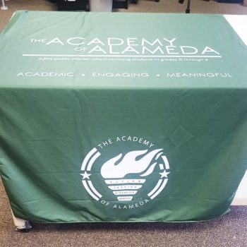 The Academy of Alameda table cover