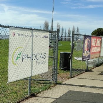 Alameda soccer field sports banners
