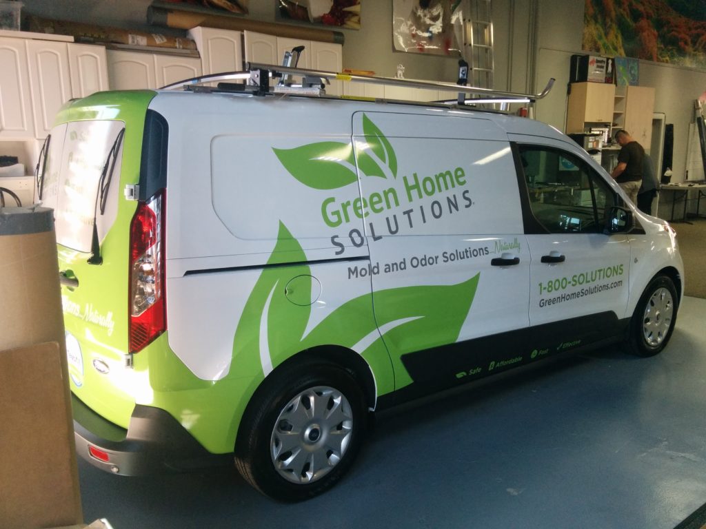 green printing products - vehicle wrap