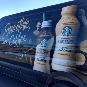 Starbucks DoubleShot vehicle wrap
