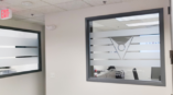 Office glass etching