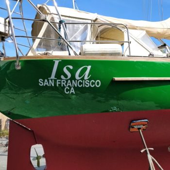 Isa boat decal