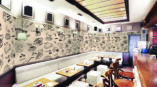 custom cafe and restaurant wall mural