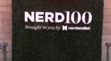 Nerdwallet event signage for marketing