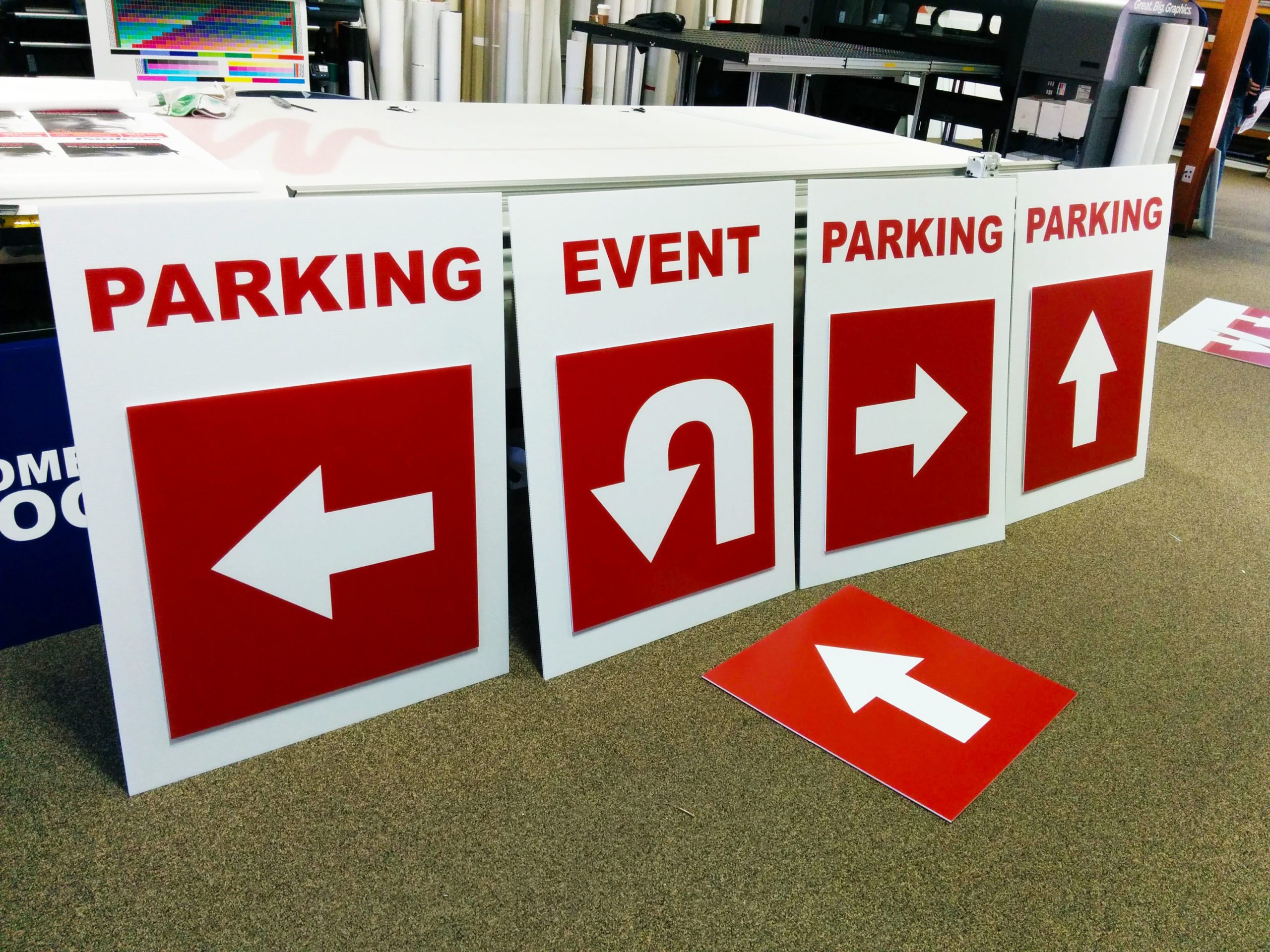 alameda point event directional signs