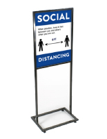 Social Distance Floor Stand