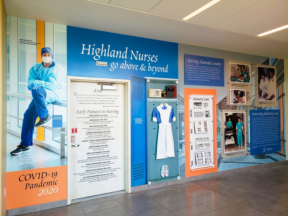 highland hospital nurse wall