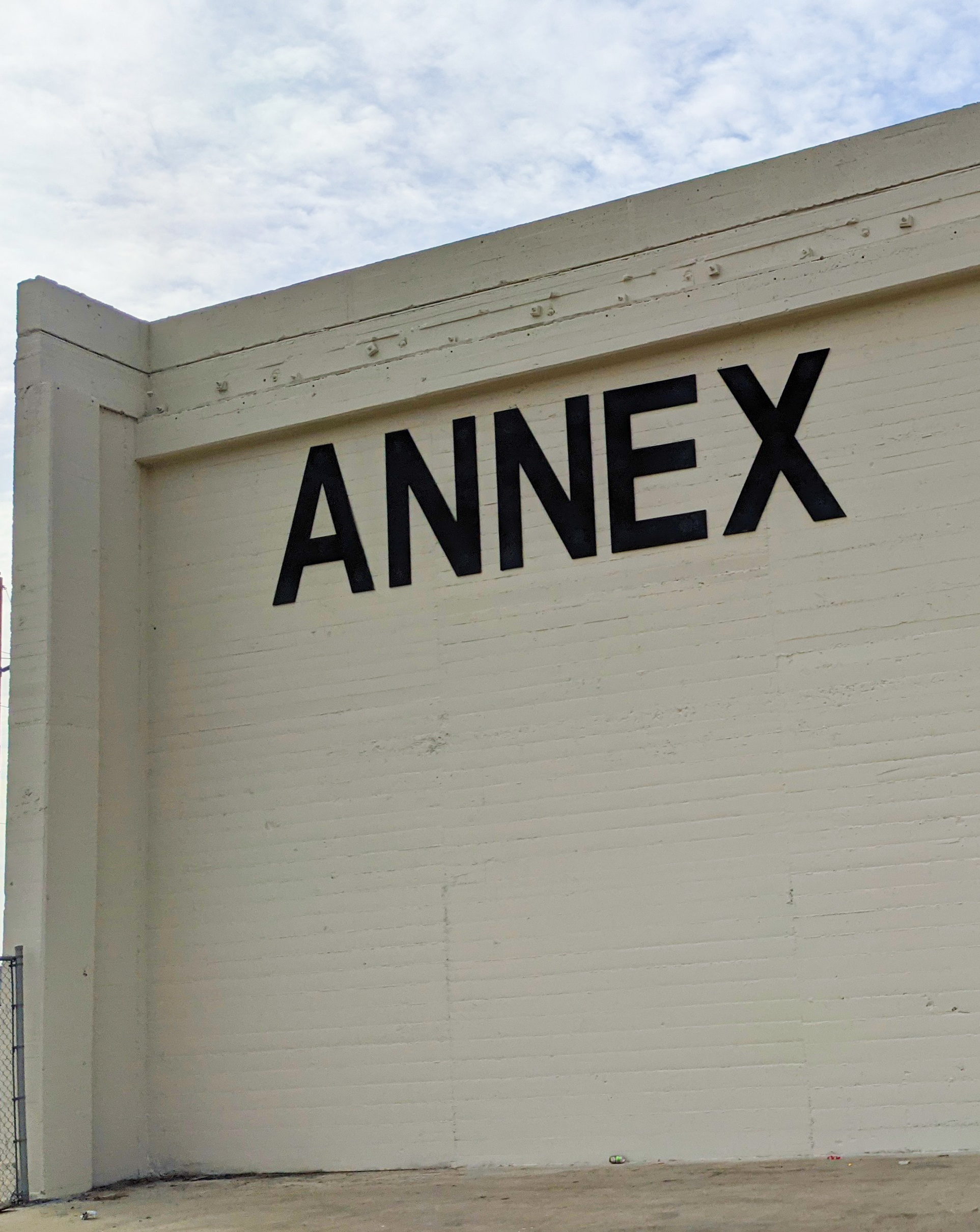 Annex raised lettering