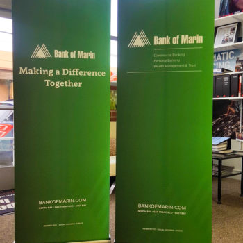 bank of marin banner stands