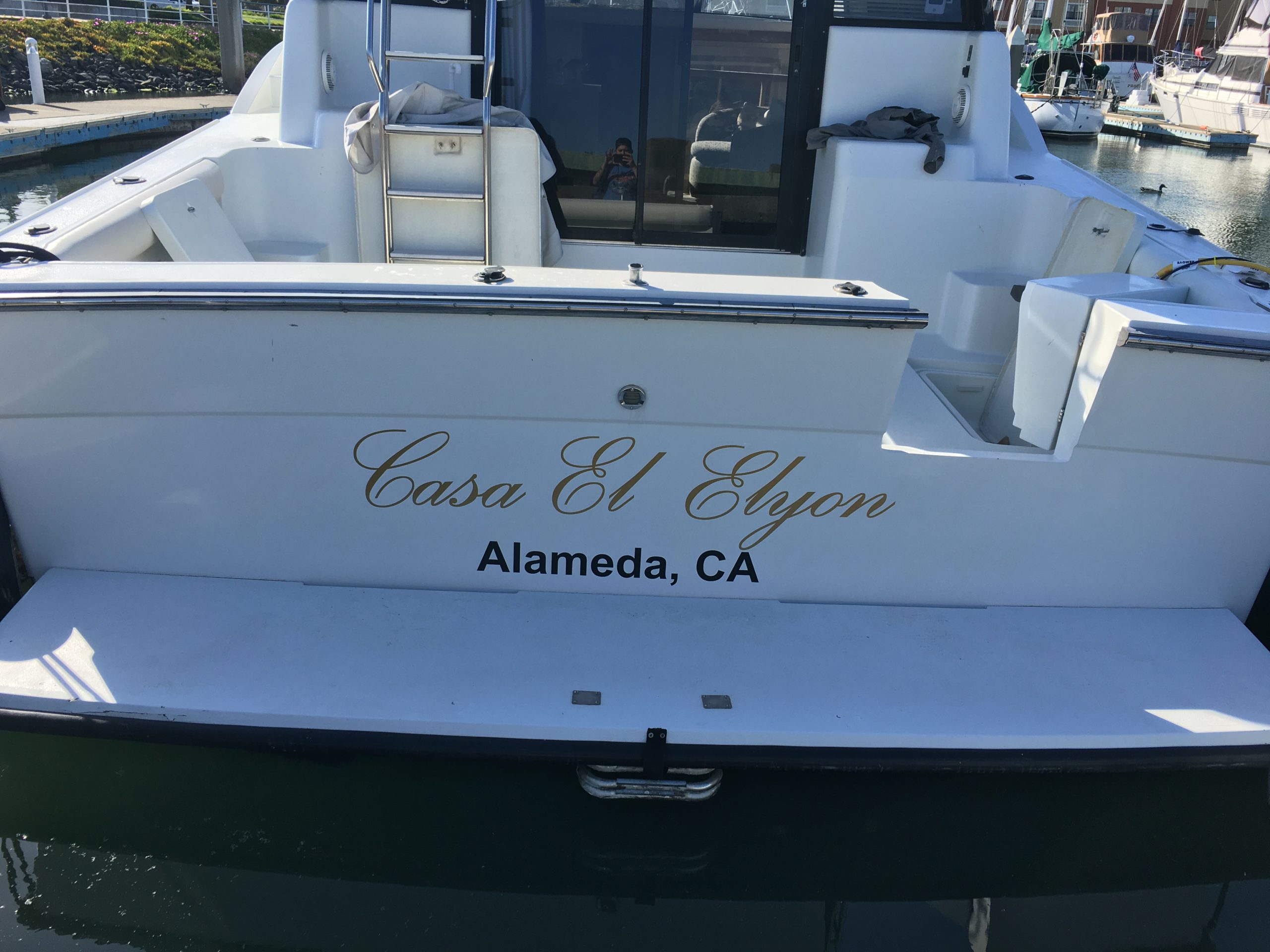 boat lettering Alameda