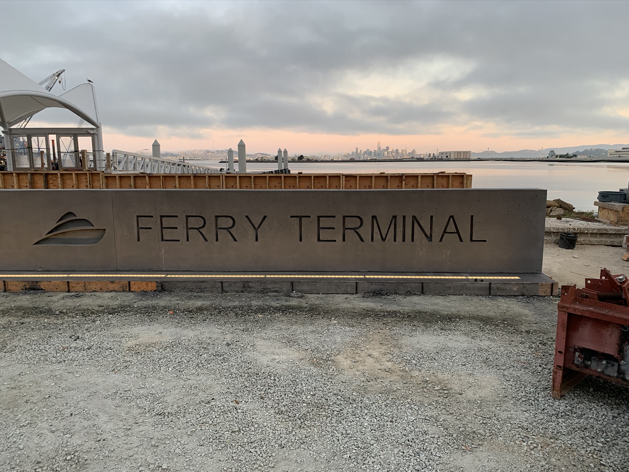 Power Engineering Ferry Terminal sign
