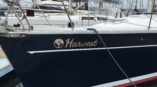 Harvest boat lettering