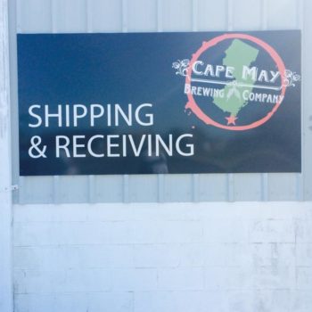 Shipping and receiving outdoor signage