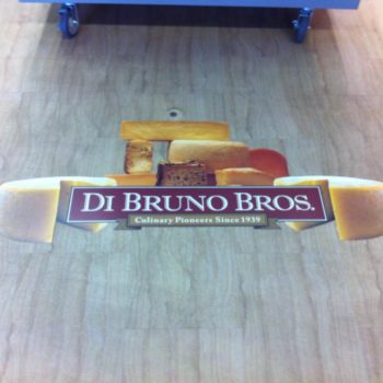 Di Bruno Bros. indoor floor graphic