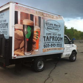 Brewing company vehicle graphic