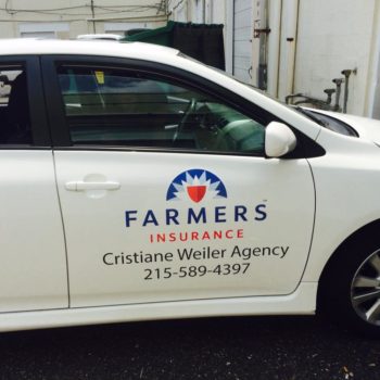 Farmers insurance vehicle wrap