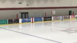 Ice rink sponsors signs dasher and rink installation