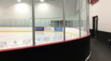 Elk River, Minnesota ice hockey arena glass graphics Kiser