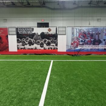 Elk River, Minnesota ice hockey arena wall graphics wrap