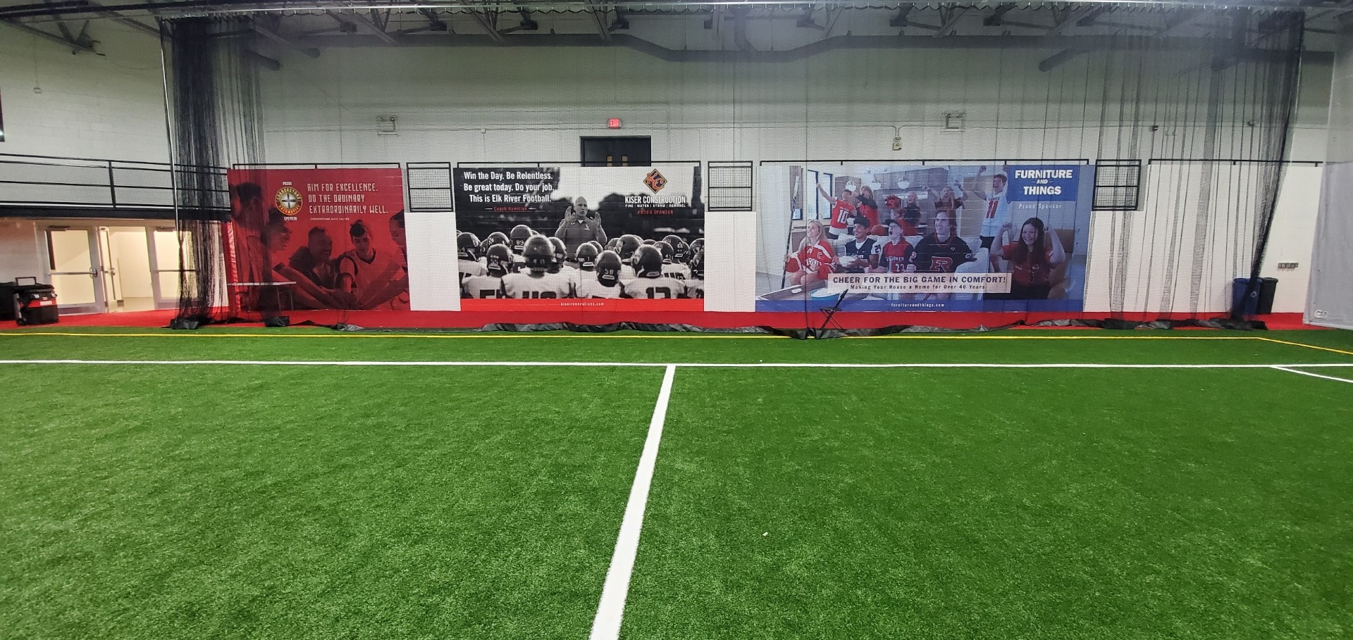 Elk River, Minnesota ice hockey arena wall graphics wrap