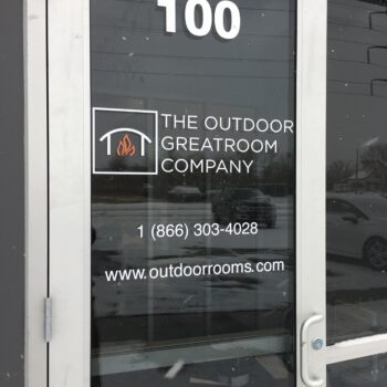 Lakeville, Minnesota door graphics decals office