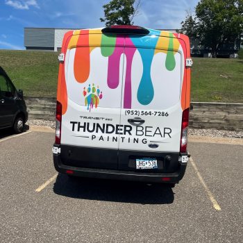 Eden Prairie, Minnesota fleet vehicle wrap Thunder Bear Painting