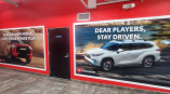 Minneapolis, Minnesota indoor wall event graphics Toyota