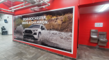Minneapolis, Minnesota indoor wall event graphics Toyota