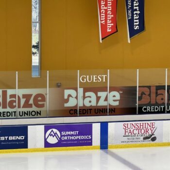 Minneapolis, Minnesota dasher board hockey rink