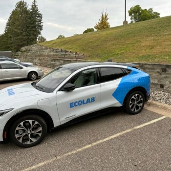 Eden Prairie, Minnesota Vehicle decals wraps Fleet graphics for Ecolab