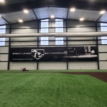 Savage, Minnesota large indoor banners installation indoor athletic MASH